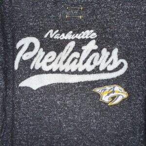NHL Nashville Predators Hoodie Women's XL Gray Lightweight Pullover SOFT